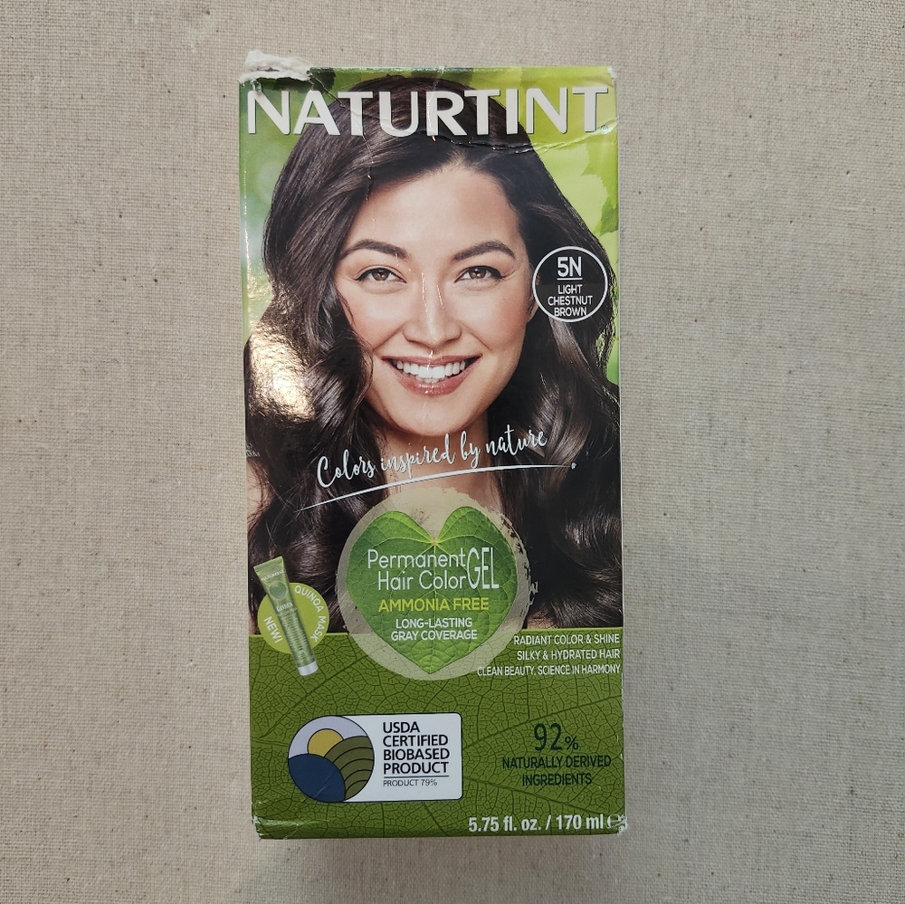 NATURTINT NEVER OPENED 5N LIGHT CHESTNUT BROWN - PERMANENT HAIR COLOR